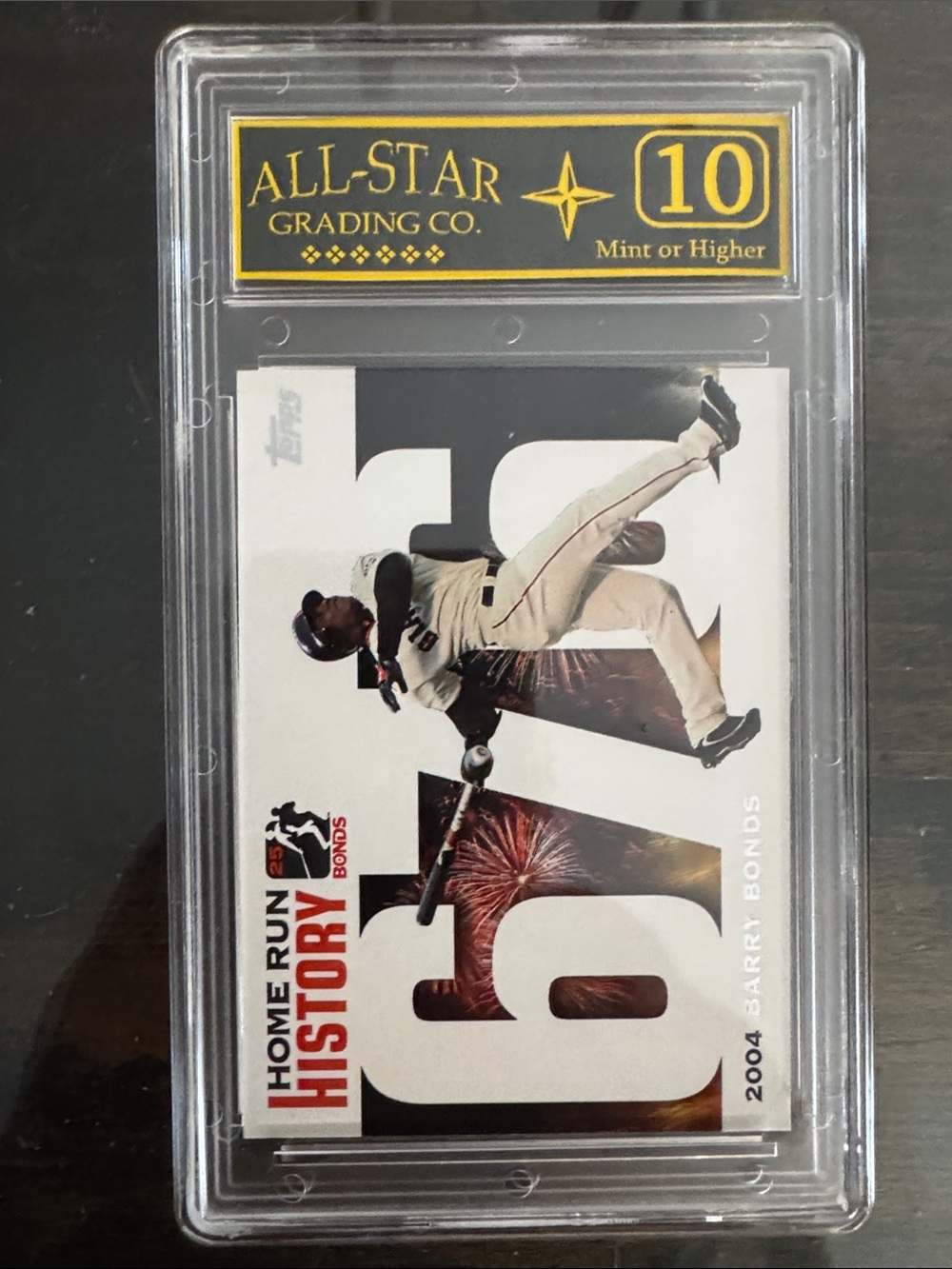 Encapsulated Sports Card - White